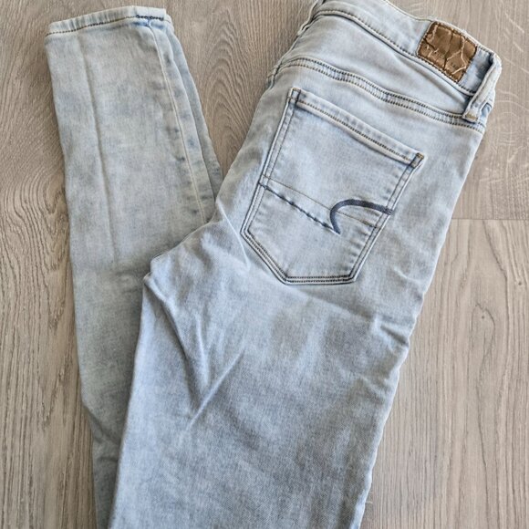 American Eagle womens super stretch skinny jeans, 6long - Picture 2 of 6